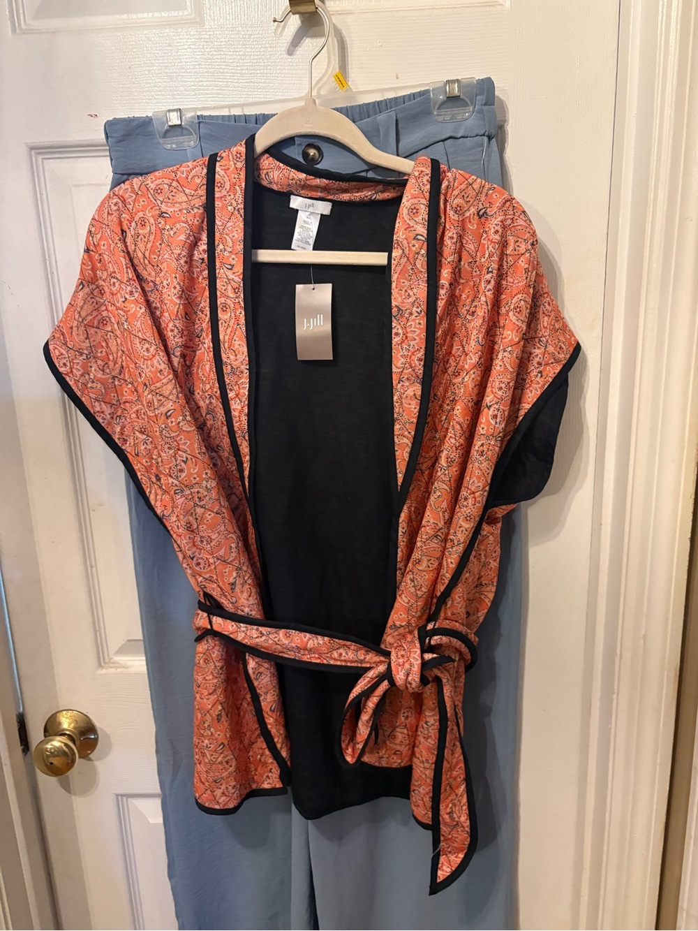 J. Jill Black Knit Top with Tag